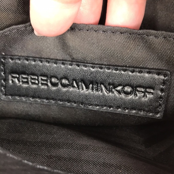 Rebecca Minkoff  Regan Leather Crossbody  Black - Picture 7 of 11